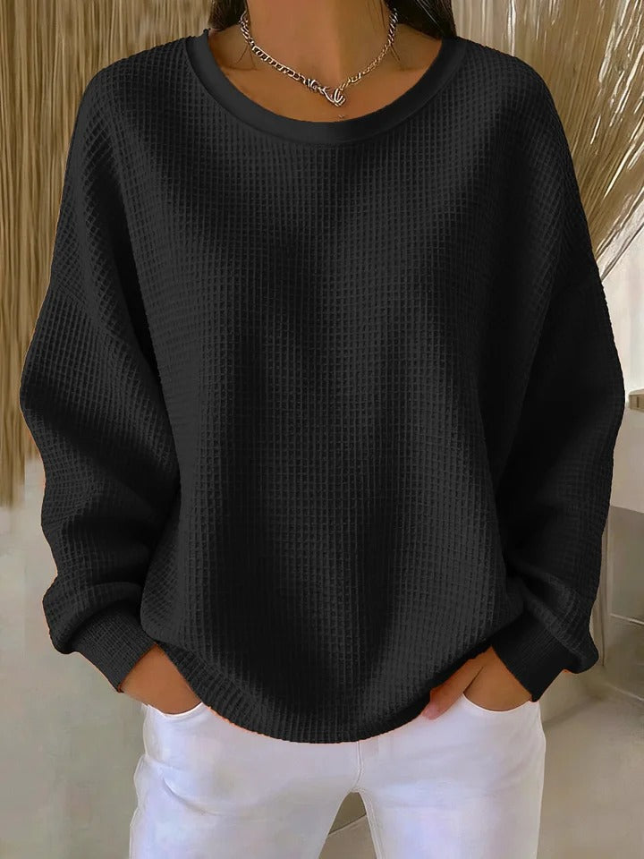 Nila™ | Ribbed Crew-Neck Sweater