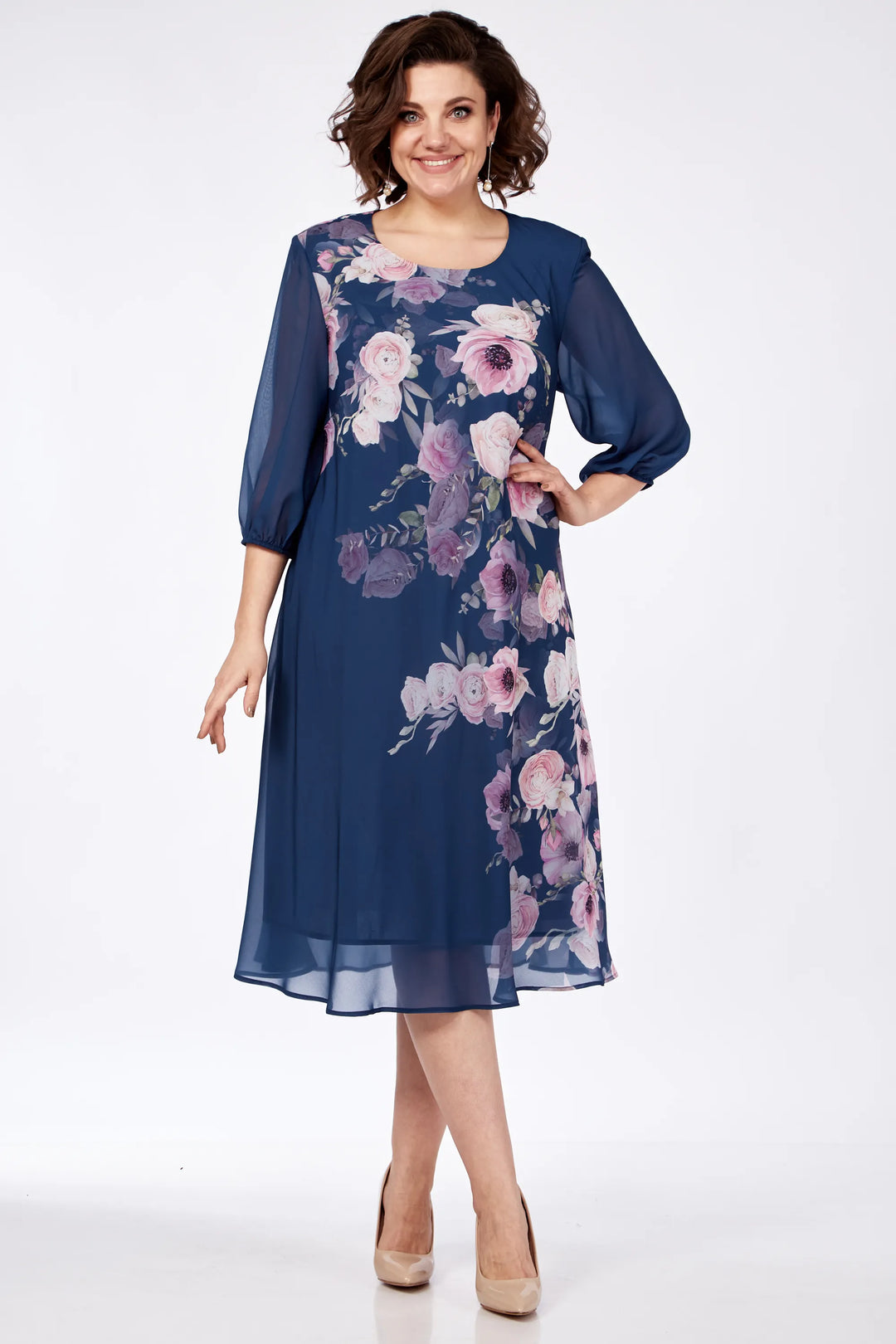 Allison™ Elegant Floral Dress