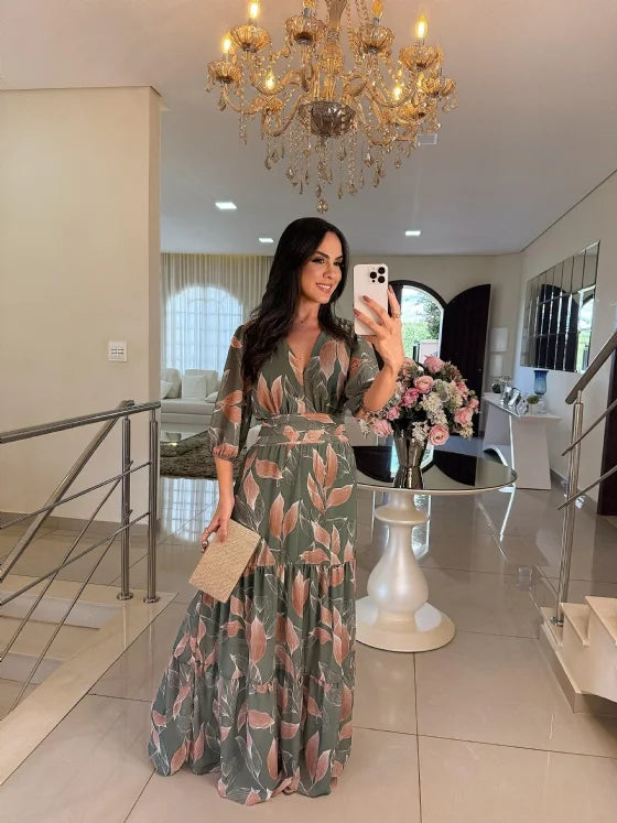 Celine™ Floral Maxi Dress