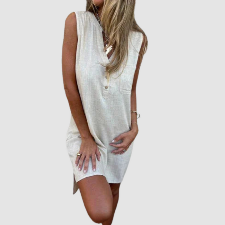 Audry™ Stylish Cotton Dress