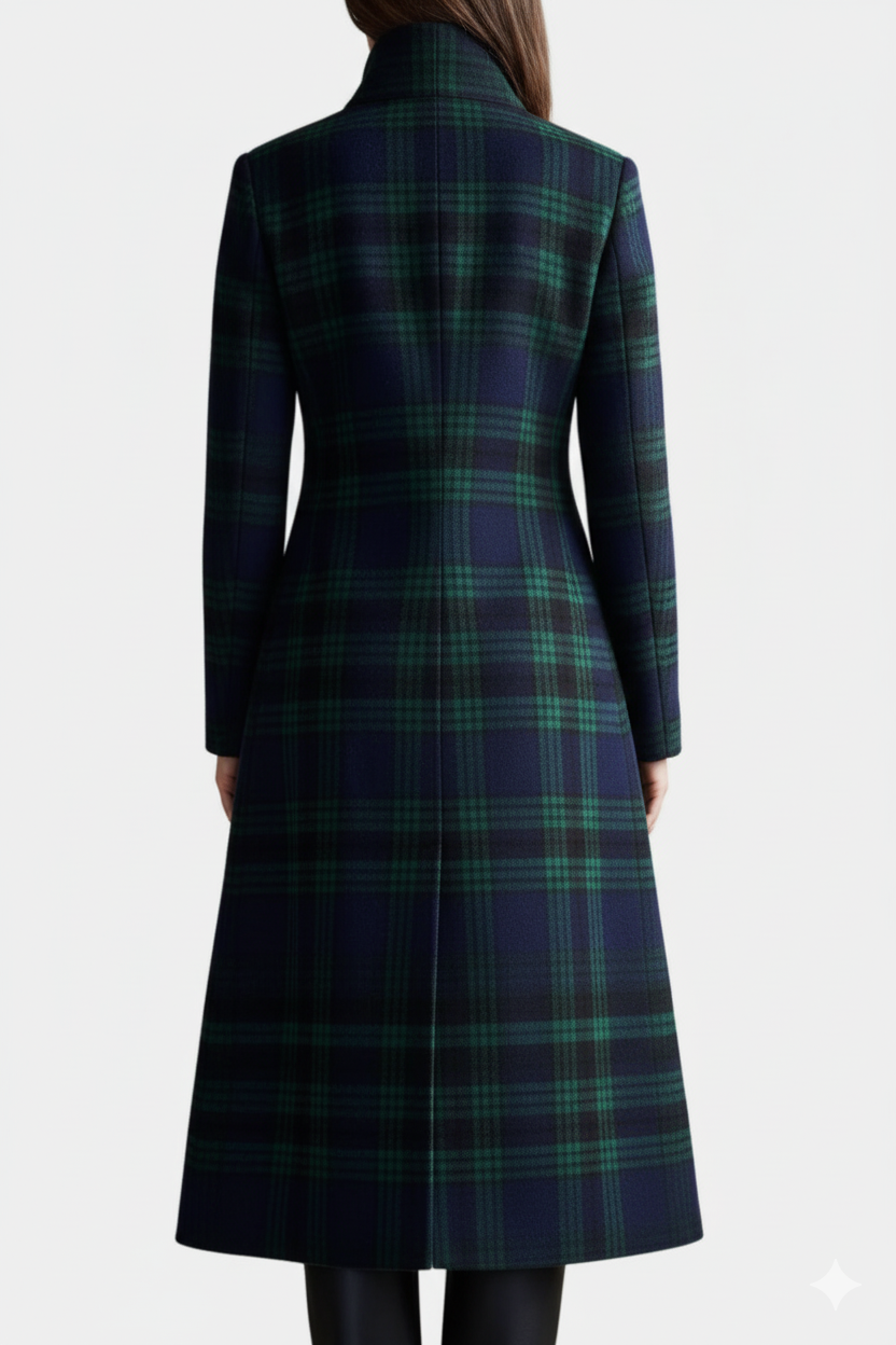 Glendine™ Elegant Plaid Coat