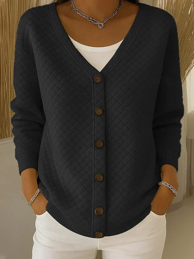 Valentina™ | Quilted Diamond Cardigan