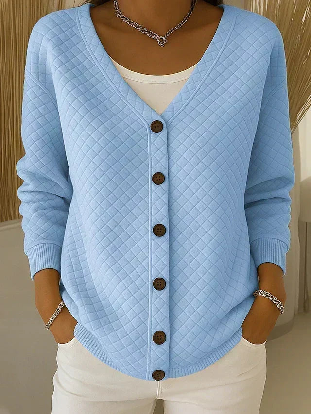 Valentina™ | Quilted Diamond Cardigan