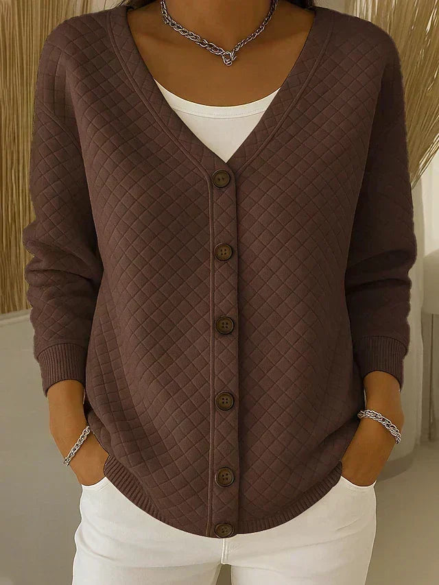 Valentina™ | Quilted Diamond Cardigan