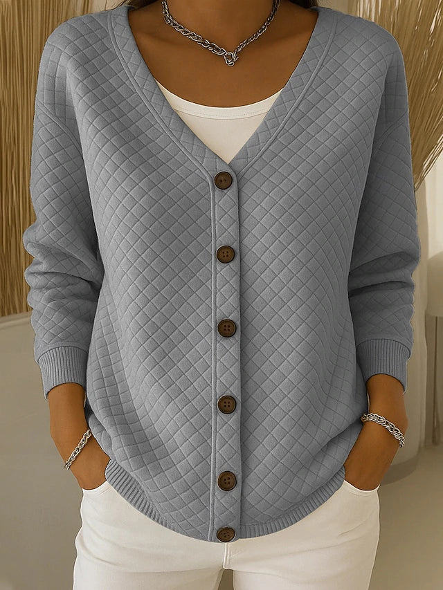 Valentina™ | Quilted Diamond Cardigan