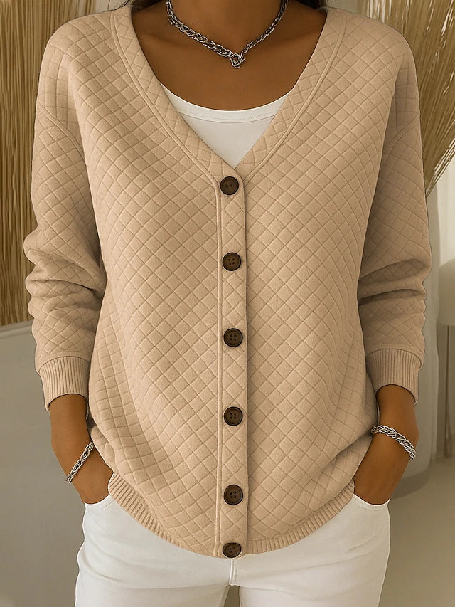 Valentina™ | Quilted Diamond Cardigan