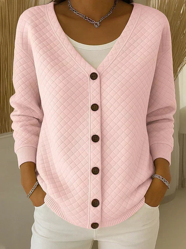 Valentina™ | Quilted Diamond Cardigan