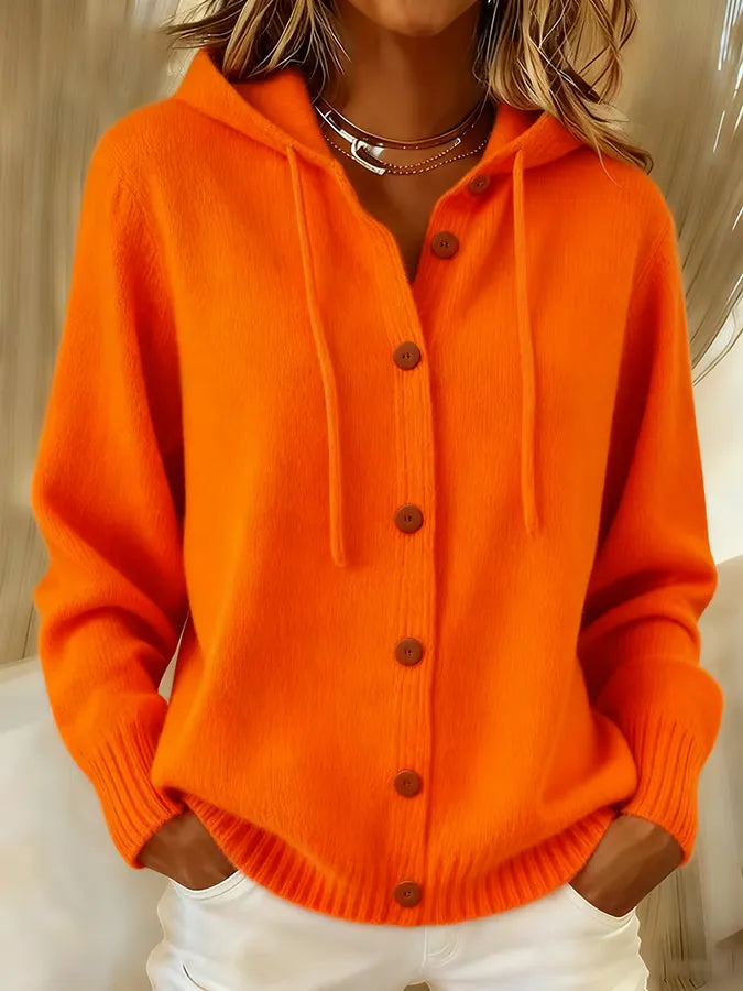 Brenda™ | Hooded Drawstring Cardigan