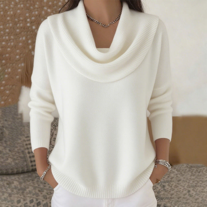 Marielle™ | Draped Collar Sweater