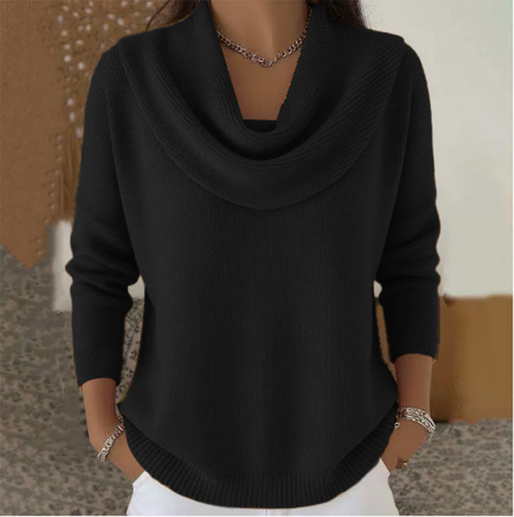 Marielle™ | Draped Collar Sweater