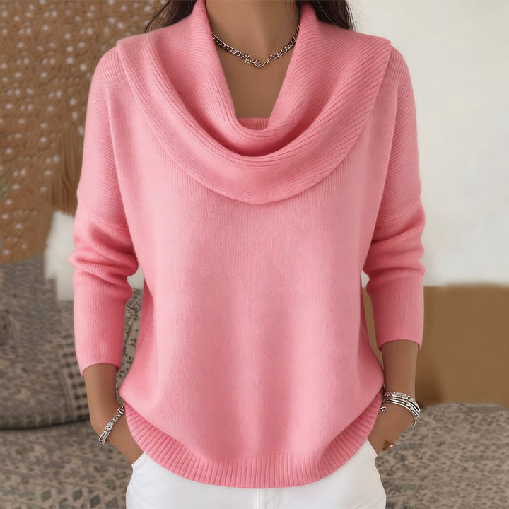 Marielle™ | Draped Collar Sweater