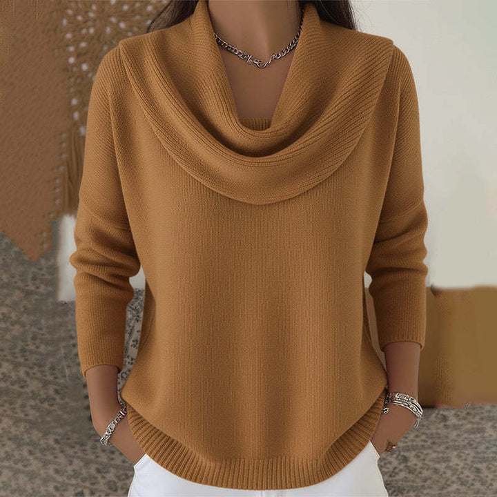 Marielle™ | Draped Collar Sweater