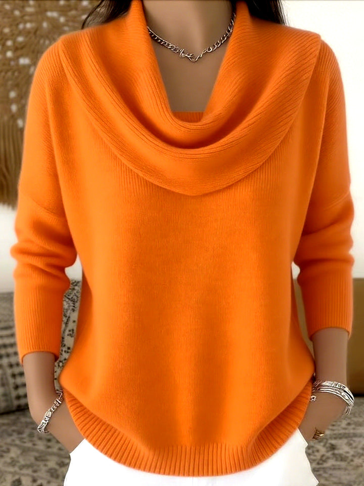 Marielle™ | Draped Collar Sweater