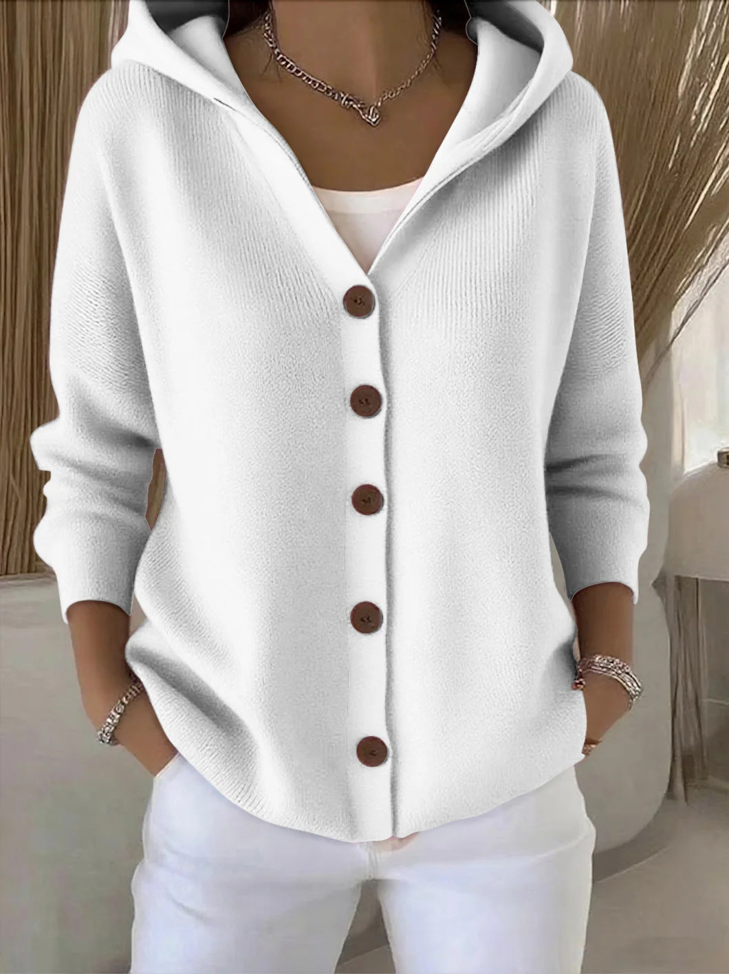 Darienne™ | Oversized Hooded Cardigan