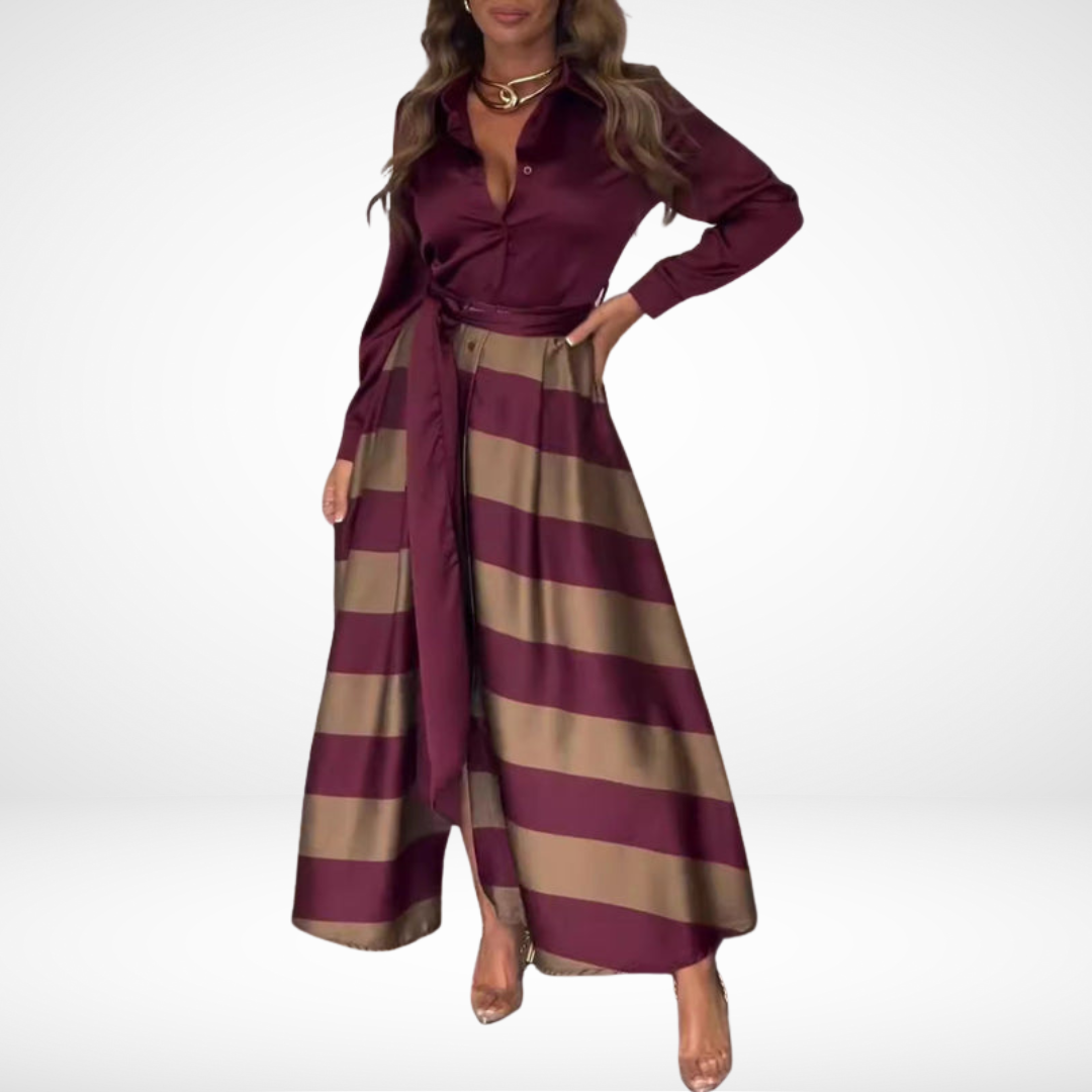 Yasmine™ Striped Maxi Dress