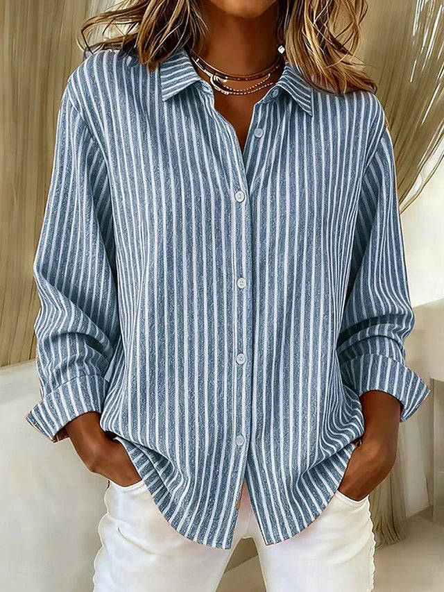 Jacqueline™ | Classic Striped Blouse