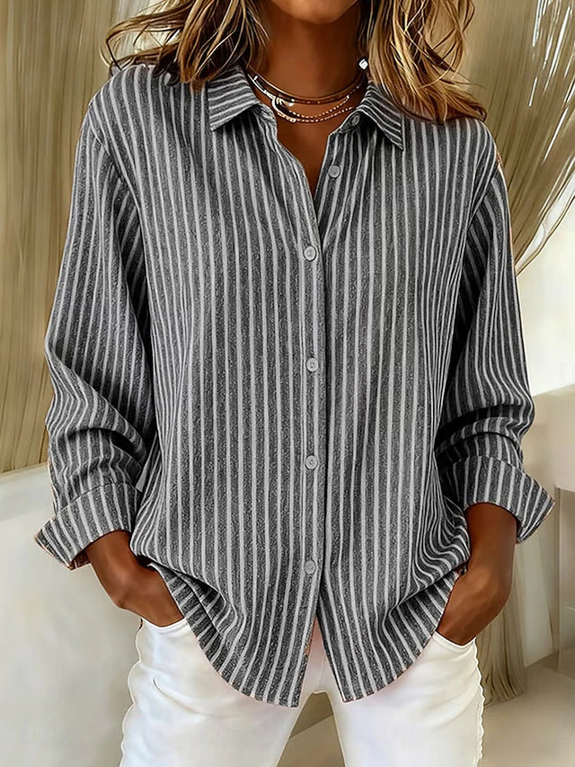 Jacqueline™ | Classic Striped Blouse