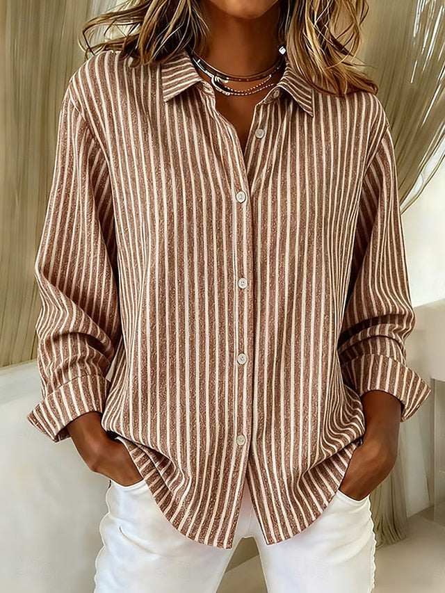 Jacqueline™ | Classic Striped Blouse