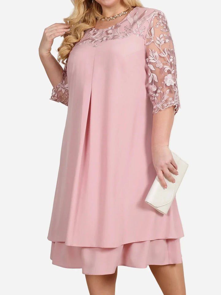 Audriana™ Elegant Midi Dress