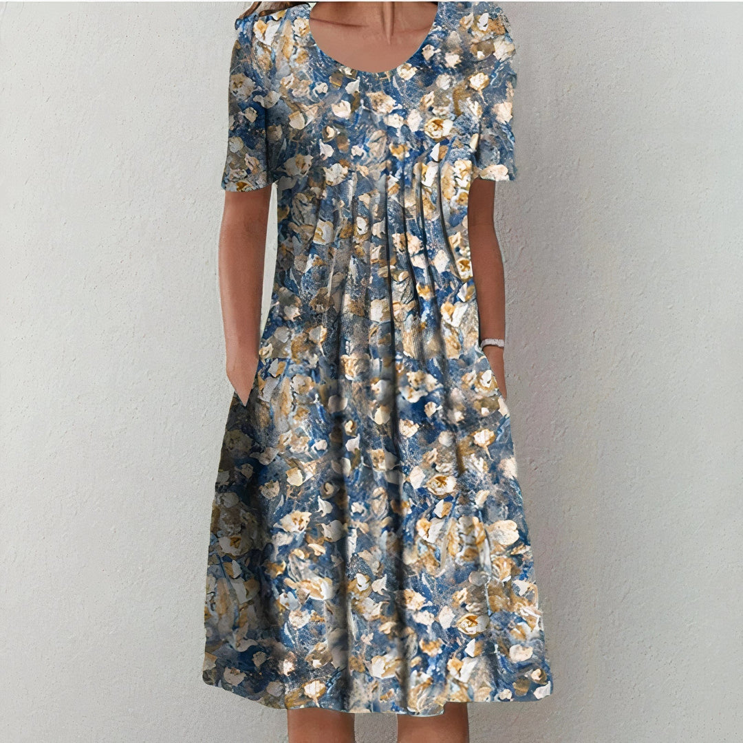Uriela™ Elegant Floral Dress