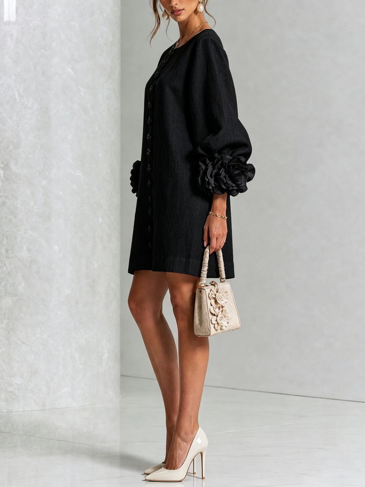 Michelle™ Floral Button-Down Mini Dress
