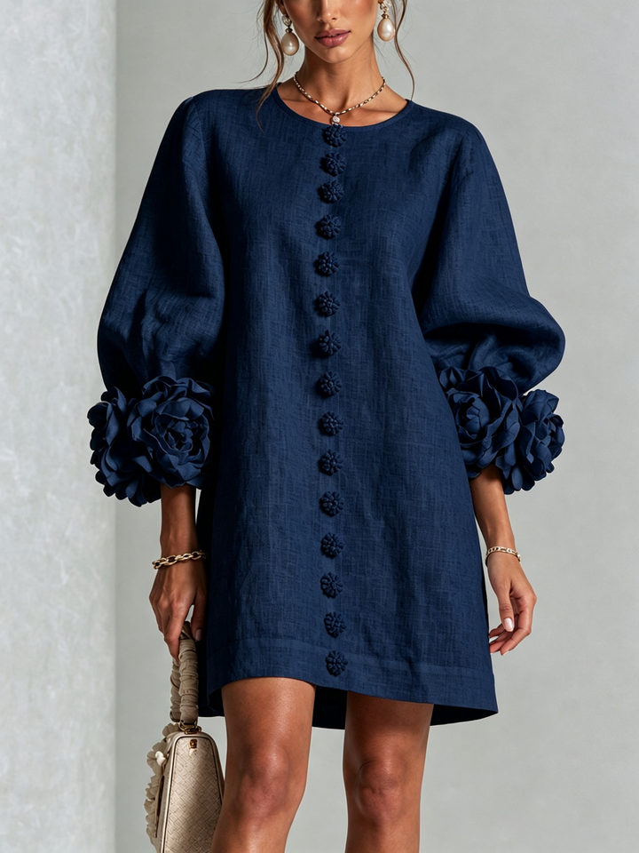 Michelle™ Floral Button-Down Mini Dress