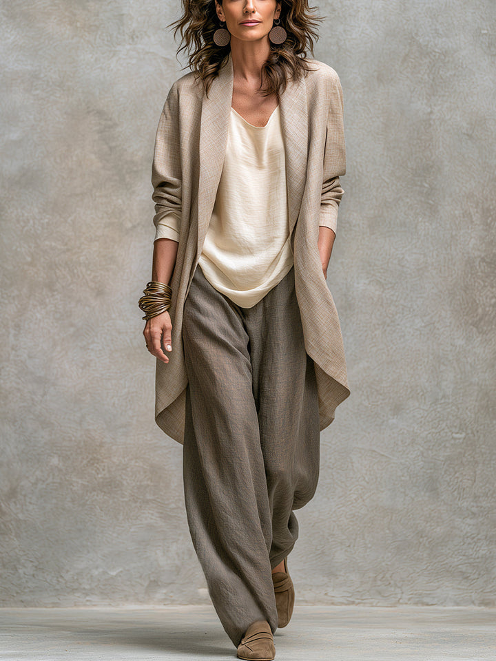 Melissa™ Three-Piece Wide-Leg Suit Set