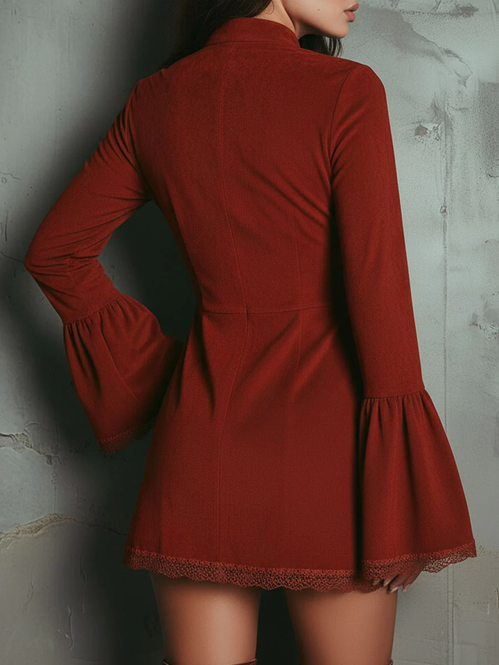 Chryssa™ Suede Mini Dress