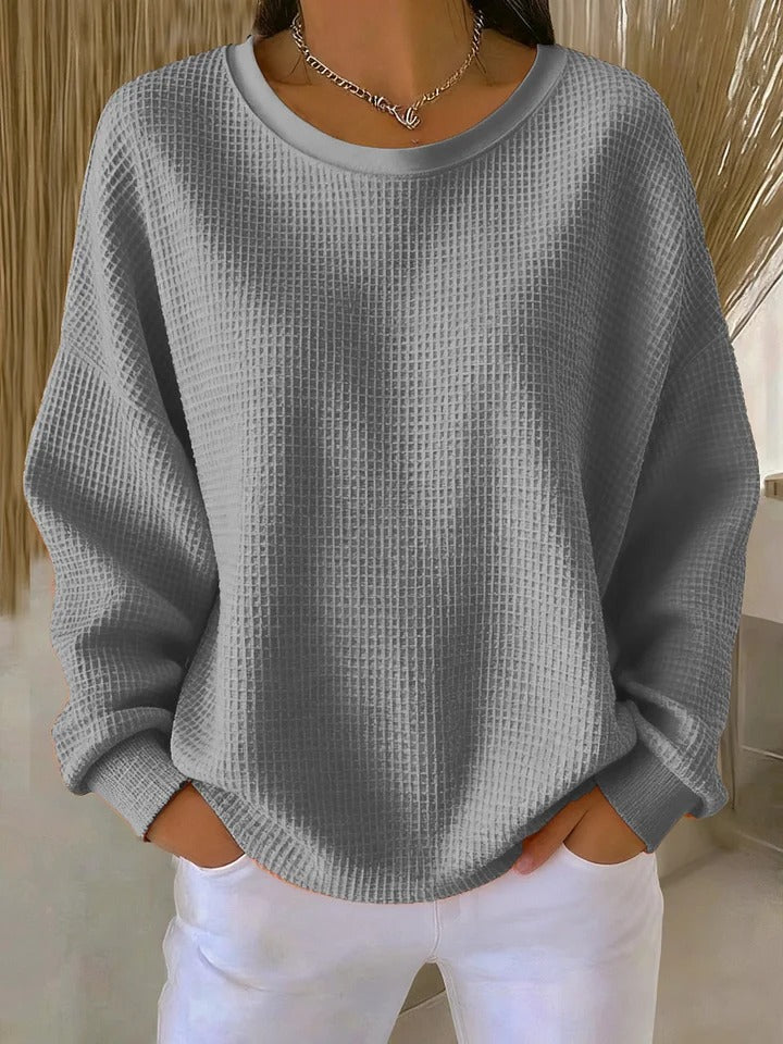 Nila™ | Ribbed Crew-Neck Sweater