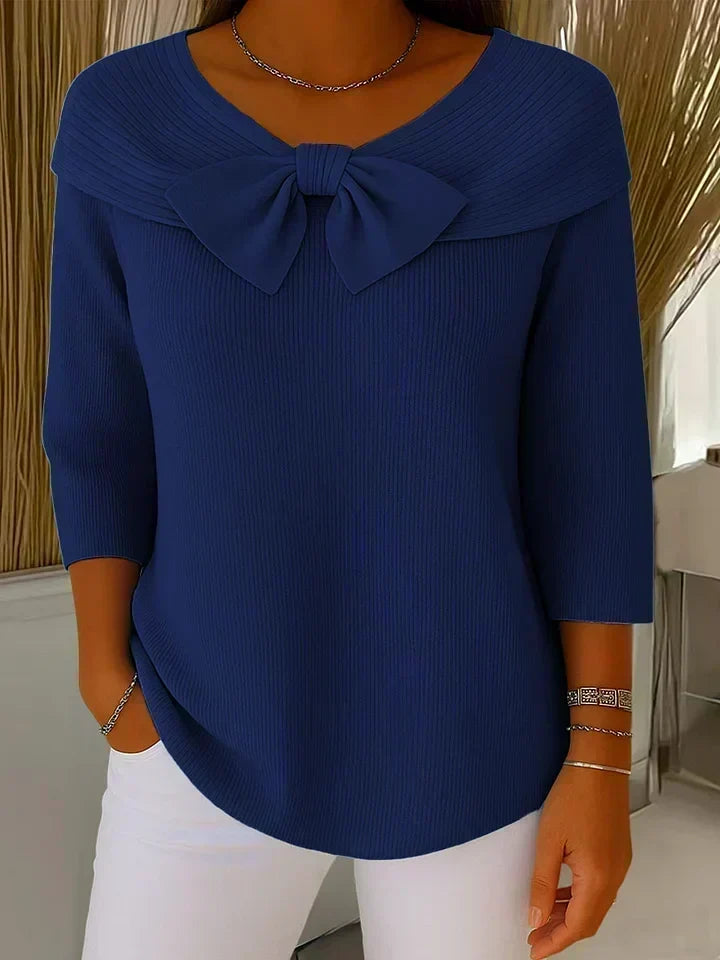 Tivella™ | Bow-Neck Sweater
