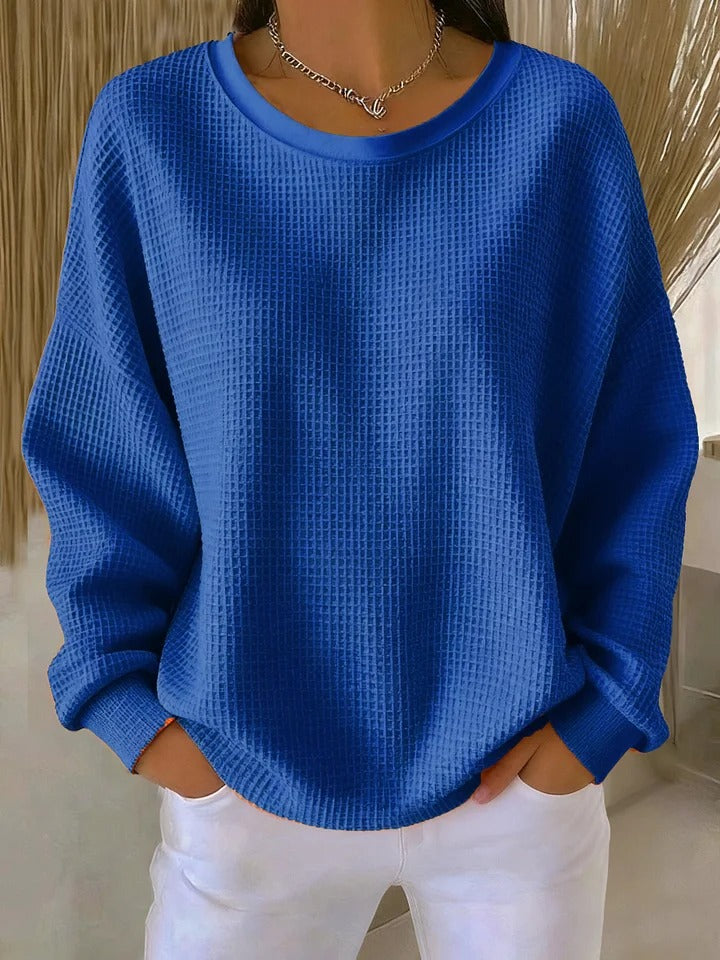 Nila™ | Ribbed Crew-Neck Sweater