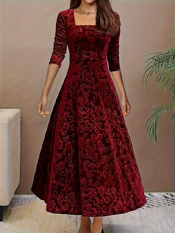 Nicola™ Elegant Velvet Dress