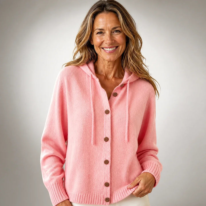 Brenda™ | Hooded Drawstring Cardigan