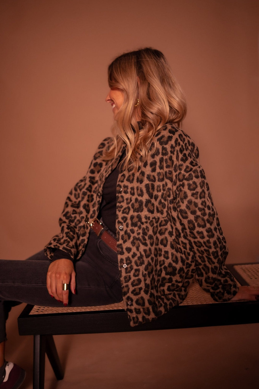 Charlene | Trendy Leopard Print Jacket