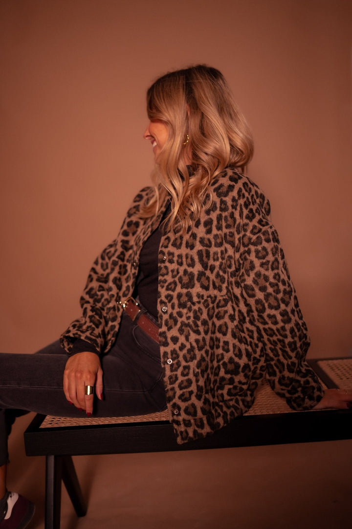 Charlene | Trendy Leopard Print Jacket